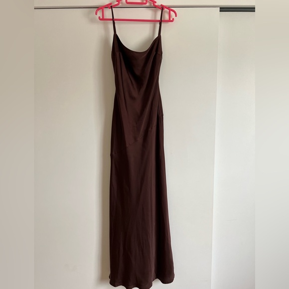 Meshki Dresses & Skirts - Meshki Chocolate Brown Maxi Dress